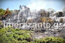 Σε ύφεση τα πύρινα μέτωπα στη Ζάκυνθο-Χιλιάδες στρέμματα δάσους έγιναν στάχτη