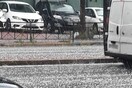 Ισχυρή χαλαζόπτωση στο κέντρο της Αθήνας