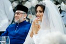 Η πρώην Μις Μόσχα αποκάλυψε φωτογραφίες από τον γάμο με τον βασιλιά της Μαλαισίας και πώς γνωρίστηκαν