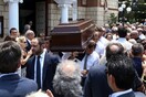 Γεννηματά και Παπανδρέου στην κηδεία του Ροβέρτου Σπυρόπουλου