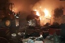Ζάκυνθος: Μεγάλη φωτιά στις κτιριακές εγκαταστάσεις του ΦΟΔΣΑ