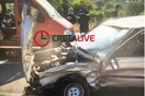 Τροχαίο με δύο τραυματίες στην Κρήτη - Πυροσβέστες απεγκλώβισαν ένα άτομο