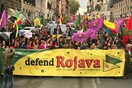 Χιλιάδες άνθρωποι στους δρόμους της Ρώμης διαδήλωσαν για τους Κούρδους της Συρίας
