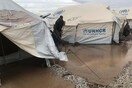 Καρά Τεπέ: Καταστροφές από την σφοδρή βροχόπτωση - Πλημμύρισαν δεκάδες σκηνές στον καταυλισμό