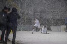 Σε γήπεδο που θύμιζε χιονοδρομικό έγινε ο αγώνας Λαμία-Παναθηναϊκός (ΦΩΤΟΓΡΑΦΙΕΣ)