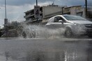 Καθίζηση στη λεωφόρο Μεσογείων λόγω της χθεσινής καταιγίδας