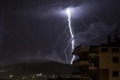Σφοδρή κακοκαιρία: 6.250 κεραυνοί έχουν πέσει από το μεσημέρι