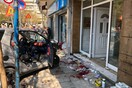 Σοκαριστικό τροχαίο στο κέντρο της Αθήνας - Αυτοκίνητο έπεσε σε πολυκατοικία στην Ακαδημία Πλάτωνος