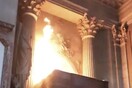 Φωτιά στον ιστορικό ναό του Αγίου Σουλπικίου στο Παρίσι
