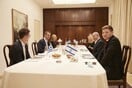 Επίσημο δείπνο Νετανιάχου σε Μητσοτάκη - Με την Μαρέβα και τον γιο του ο πρωθυπουργός