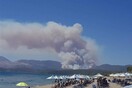 Μεγάλη φωτιά στη λακωνική Μάνη - Επιχείρηση της πυροσβεστικής (Βίντεο)