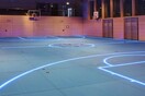 Δάπεδο γηπέδου με φώτα LED