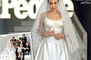 Η Angelina Jolie παντρεύτηκε με νυφικό γεμάτο ζωγραφιές των παιδιών της