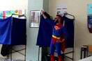 Ο Superman ψήφισε στην Θεσσαλονίκη!