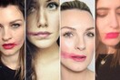Γιατί χιλιάδες γυναίκες δημοσιεύουν selfies με πασαλειμμένα από κραγιόν χείλη 