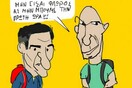 O Άρης Ακριτίδης φτιάχνει στο iPad σκίτσα για την θεότρελη ελληνική πραγματικότητα
