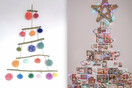11 εναλλακτικά χριστουγεννιάτικα δέντρα για να στολίσεις τελευταία στιιγμή
