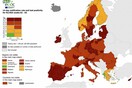 Χάρτης ECDC: «Πορτοκαλί» η Ελλάδα μαζί με Νορβηγία και Φινλανδία