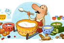 To doodle της Google αφιερωμένο σήμερα στον Βούλγαρο γιατρό και μικροβιολόγο Stamen Grigorov