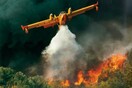 Update: Σε ύφεση η πυρκαγιά σε περιοχή της Κύμης