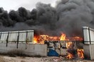 Υπό έλεγχο η μεγάλη πυρκαγιά σε εργοστάσιο ανακύκλωσης