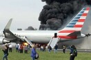 ΗΠΑ: Αεροσκάφος της American Airlines πήρε φωτιά κατά την απογείωση- Περίπου 20 άνθρωποι τραυματίστηκαν