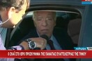 Εκνευρισμένος ο Λεβέντης στην Τήνο- Το πλοίο έφυγε νωρίτερα και δεν τον πήραν μαζί