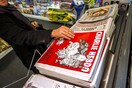 To Charlie Hebdo, κυκλοφορεί στη Γερμανία με την Mέρκελ στην τουαλέτα