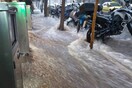 Ισχυρή καταιγίδα στην Αθήνα- Προβλήματα με την κυκλοφορία