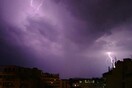 H χθεσινή καταιγίδα στην Αττική σε λιγότερο από 1 λεπτό (video)