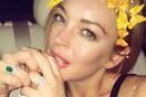 Η Lindsay Lohan ομολογεί πως αγόρασε μόνη της το δαχτυλίδι γιατί ο πάμπλουτος Ρώσος είναι στην πραγματικότητα "αδέκαρος"