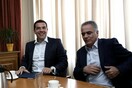 Συνάντηση Τσίπρα - Σκουρλέτη στο Μέγαρο Μαξίμου