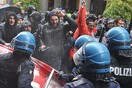 Επεισόδια την Πρωτομαγιά και στην Ιταλία: Συγκρούσεις διαδηλωτών με την αστυνομία στο Τορίνο