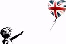 O Banksy ανακοίνωσε ότι θα χαρίσει έργο του σε όσους καταψηφίσουν τη Μέι αλλά επενέβησαν οι αρχές