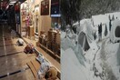 Δύο φωτογραφίες που δείχνουν πόσο διαφορετικά αντιμετωπίζονται μερικές ψυχές εν μέσω σφοδρού χιονιά