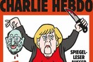 Η Μέρκελ «αποκεφαλίζει» τον Σουλτς στη γερμανική έκδοση του Charlie Hebdo