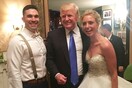 O Τραμπ έκανε το πρώτο του «wedding crashing» - ΒΙΝΤΕΟ