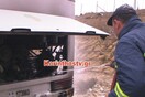 Κόρινθος: Φωτιά σε λεωφορείο της Σχολής Ευελπίδων που μετέφερε 45 στρατιωτικούς
