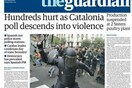 Τα πρωτοσέλιδα του διεθνούς Τύπου για την Καταλονία: