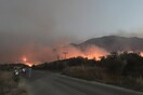 Σε εξέλιξη οι πυρκαγιές στη Μάνη-Υπό έλεγχο στον Μαραθώνα