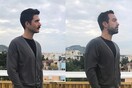 Ο Σάκης Τανιμανίδης με μουστάκι;