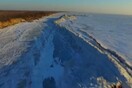Winter is Coming: Τεράστιο τείχος από πάγο σχηματίσθηκε στα σύνορα Κίνας - Ρωσίας