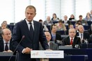 Το tweet του Τουσκ στα ελληνικά για το τέλος του προγράμματος