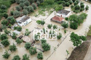 Πλημμύρες σε περιοχές της Ηλείας από τις έντονες βροχοπτώσεις