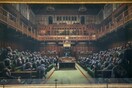 O ακριβότερος Banksy της ιστορίας; - Σε λίγο πωλείται το εμβληματικό έργο με τους χιμπατζήδες στη βρετανική βουλή
