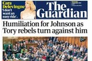 Guardian: «Εξευτελισμός για τον Μπόρις Τζόνσον» - Τα πρωτοσέλιδα στη Βρετανία μετά τις εξελίξεις για το Brexit