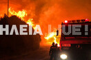 Φωτιά στην Ηλεία: Καίει δασική έκταση σε δύσβατη περιοχή