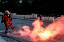 Ένταση στην πορεία διαμαρτυρίας για τον Τζορτζ Φλόιντ στο κέντρο της Αθήνας