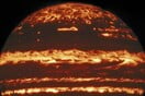 Οι αστρονόμοι απαθανάτισαν νέες, εντυπωσιακές εικόνες του Δία - Με ειδική τεχνική