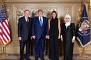 Ο Ερντογάν σε δεξίωση του Ντόναλντ Τραμπ - Στη δημοσιότητα η φωτογραφία με τους ηγέτες και τις συζύγους τους